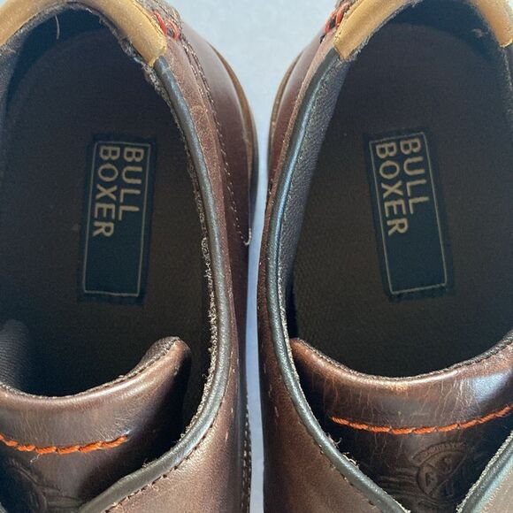 BULL BOXER HALSEY Men’s Brown Leather Derby Shoes Size 12 US main image 9
